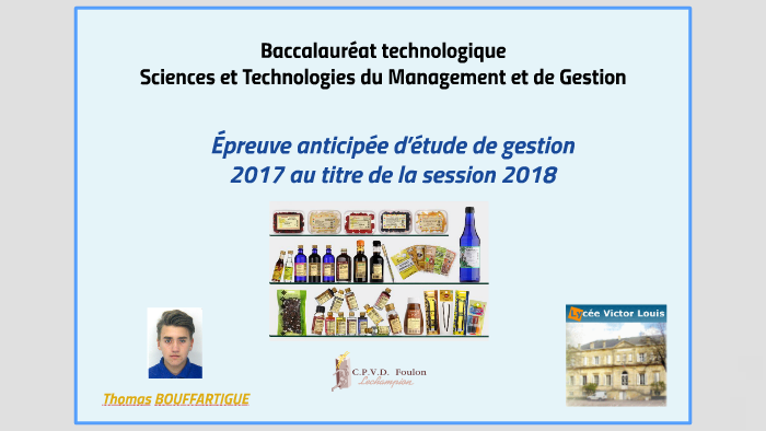 Etude Sciences De Gestion 1e Stmg Page De Garde Etude de gestion 1ere STMG by Thierry Bouffartigue on Prezi
