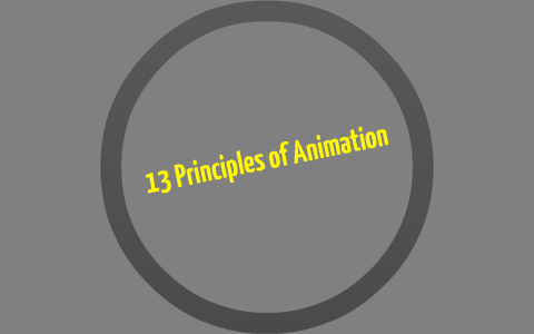 13 principles of animation by Aidan Baart