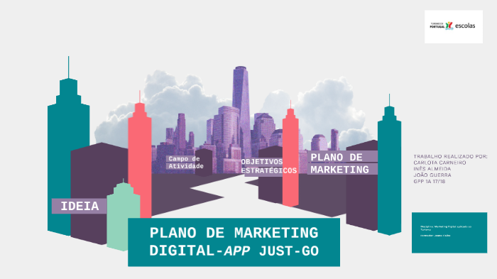 Plano de Marketing Digital - app Just-Go by Inês Almeida on Prezi