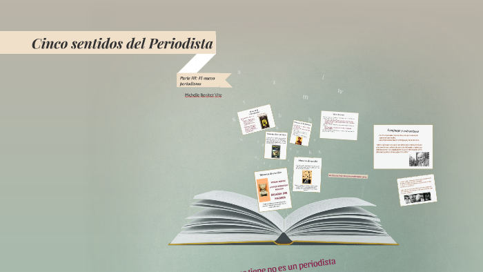Cinco sentidos del Periodista by michelle alex on Prezi