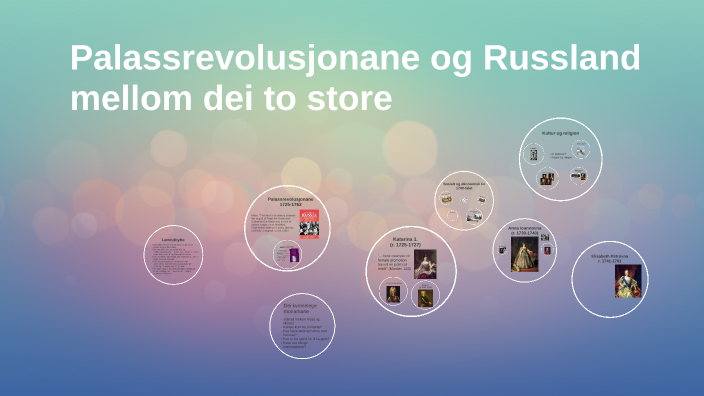 Palassrevolusjonane Og Russland Mellom Dei To Store By Åsne Ø ...