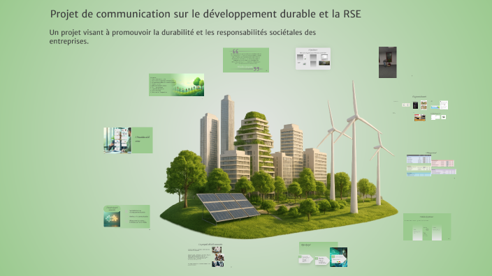 Projet de communication sur le développement durable et la RSE by Noa ...