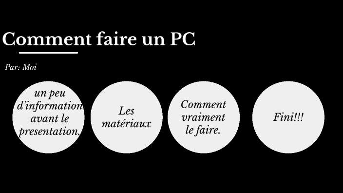 comment faire pc