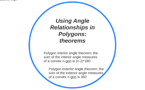 Using Angle Relationships In Polygons By Patricia Bernard On