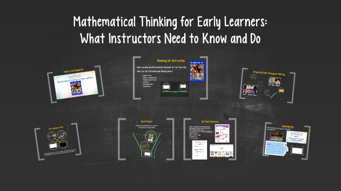 2 hr-Mathematical Thinking for Early Learners: by Cassandra Jackson on ...