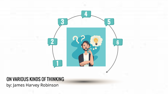 james harvey robinson on various kinds of thinking