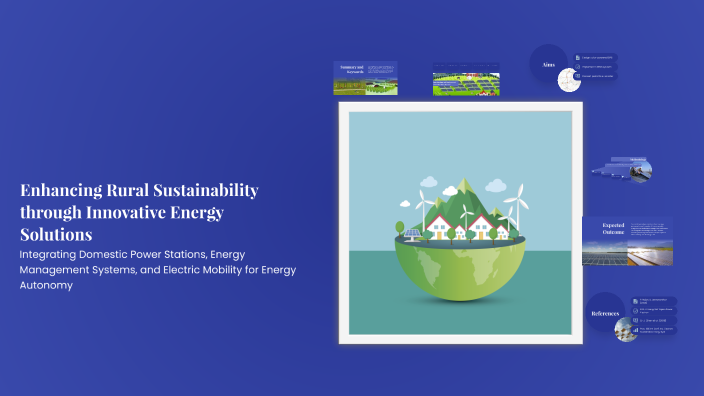 Enhancing Rural Sustainability through Innovative Energy Solutions by ...