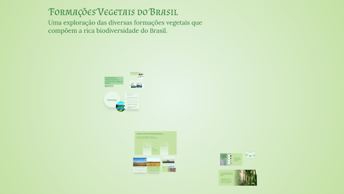 Formações Vegetais do Brasil by DENIS FERREIRA on Prezi