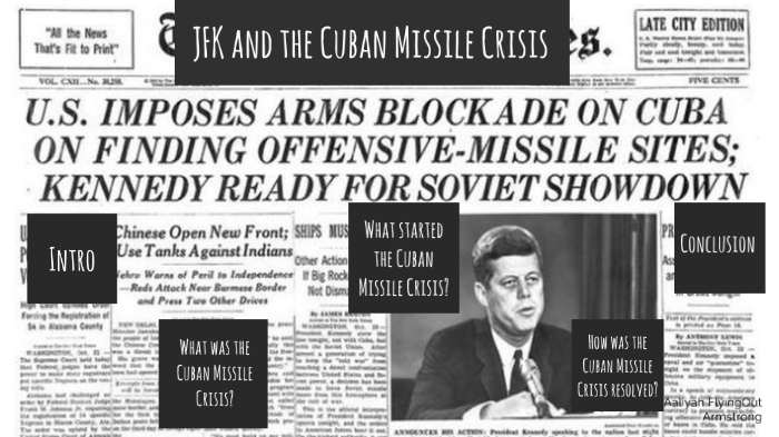 JFK And The Cuban Missile Crisis By Aaliyah FlyingOut Armstrong On Prezi