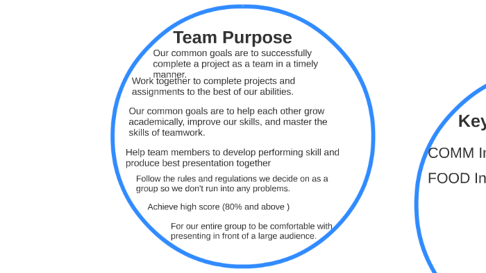 Team Purpose By Amy Yang