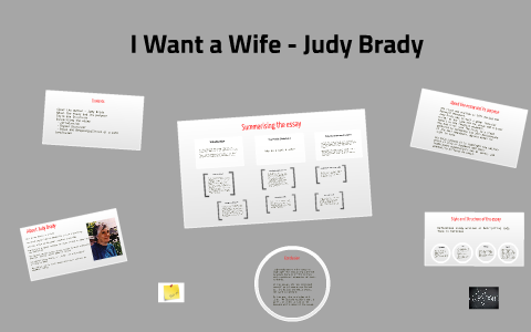 i want a wife essay