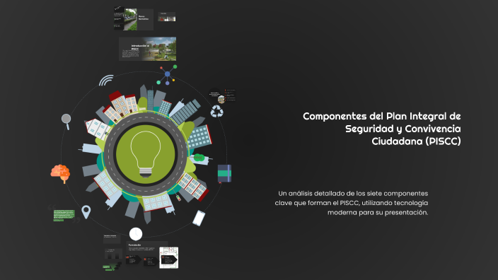 Componentes del Plan Integral de Seguridad y Convivencia Ciudadana ...