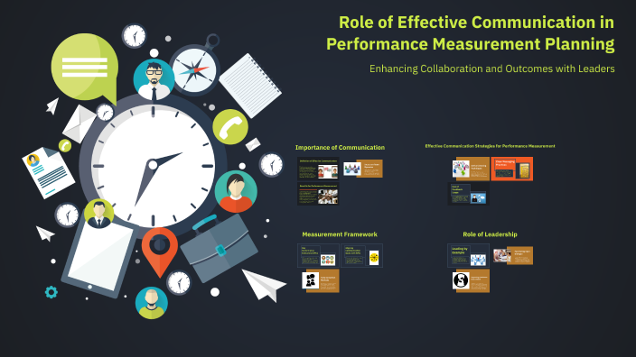 Role of eeffective communication in performance measurement plan with ...