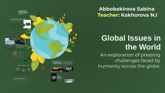 Global Issues in the World by Nozim Abduhamidov on Prezi