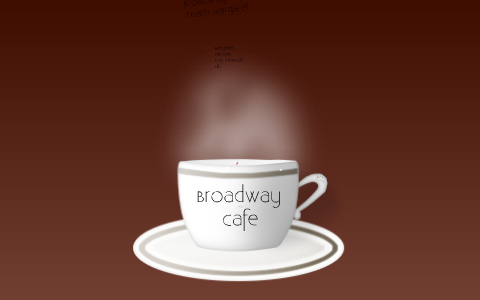 Broadway Cafe Case Study Solution