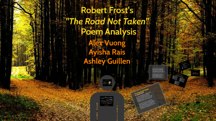 rober frost the road not taken analysis