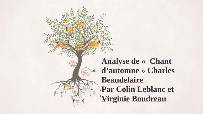 Analyse de « Chant d’automne » Charles Beaudelaire by Virginie Boudreau ...