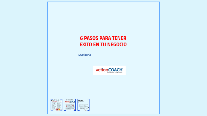 6 pasos para tener exito en tu negocio by Pablo Monzon on Prezi