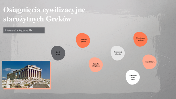 Osiągnięcia cywilizacyjne starożytnych Greków by Aleksandra Zębacka on
