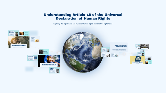 18th Human Rights Understanding Article 18 of the Universal Declaration of Human Rights ...