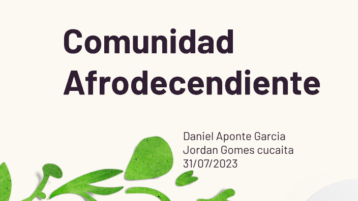 discriminacion a los afrodecendientes by Daniel Aponte on Prezi