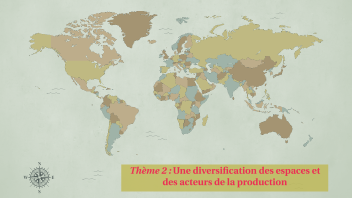 1er T G2 : Une diversification des espaces et des acteurs by J. Saint ...