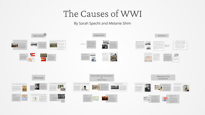 Causes of WWI Visual Activity by Melanie Shim on Prezi