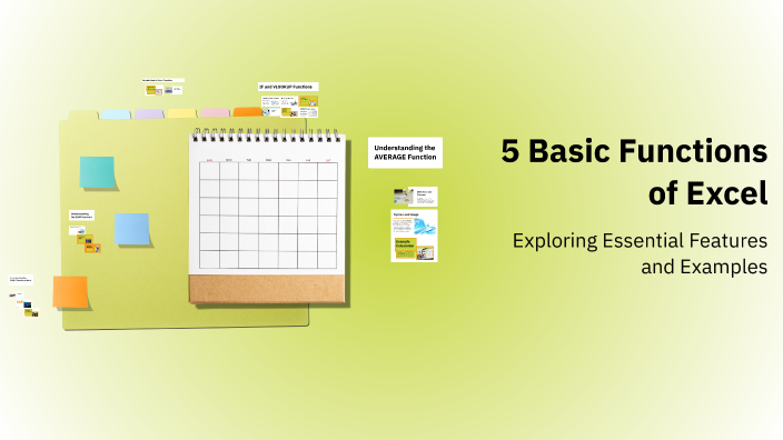 5 Basic Functions of Excel by Muhammad Ajmal Shibu on Prezi