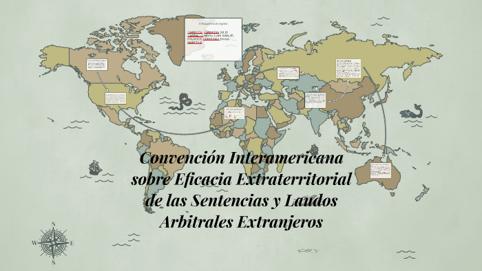 Convención Interamericana sobre Eficacia Extraterritorial de by Juan ...
