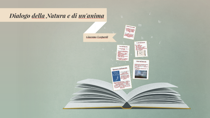 Dialogo Della Natura E Di Un Anima