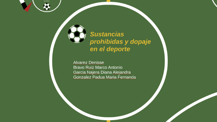 Sustancias Prohibidas Y Dopaje En El Deporte By Marco Antonio Bravo ...