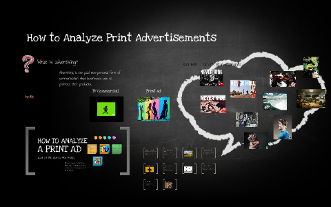 advertisements to analyze