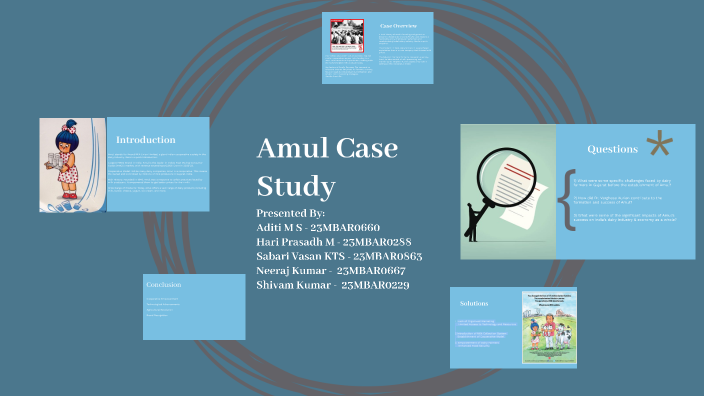 Amul Case Amul Case Study by ADITI M on Prezi