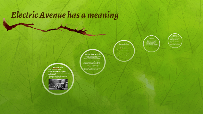 Electric Avenue By Hunter Thomas On Prezi