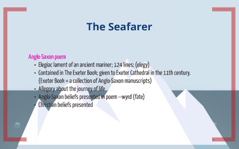 seafarer anglo saxon