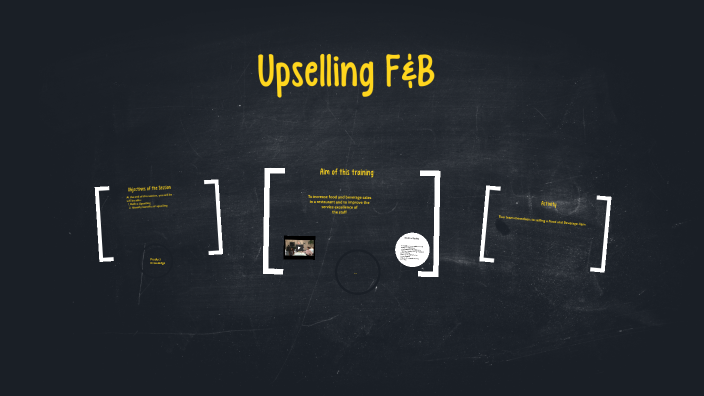 Upselling F&B By Janeva Mathurin On Prezi