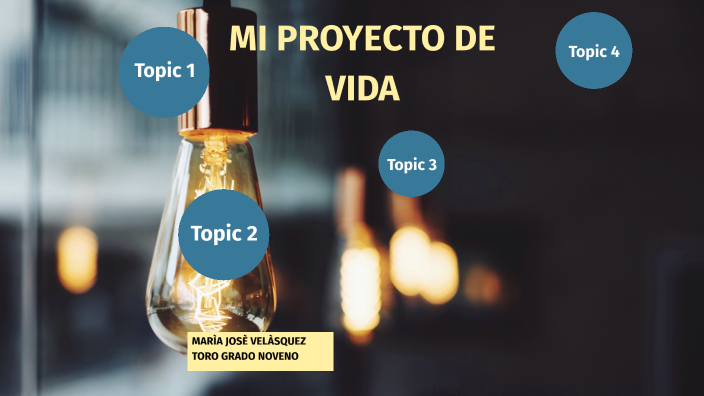 MI PROYECTO DE VIDA by Marìa Josè Velàsquez Toro on Prezi