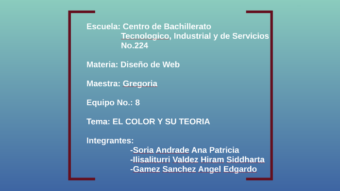 LA TEORIA DEL COLOR by harryisogay on Prezi
