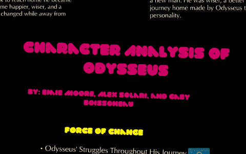 odysseus character analysis essay