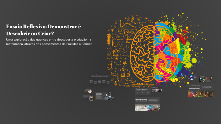 Ensaio Reflexivo: Demonstrar é Descobrir ou Criar? by matheo dias on Prezi