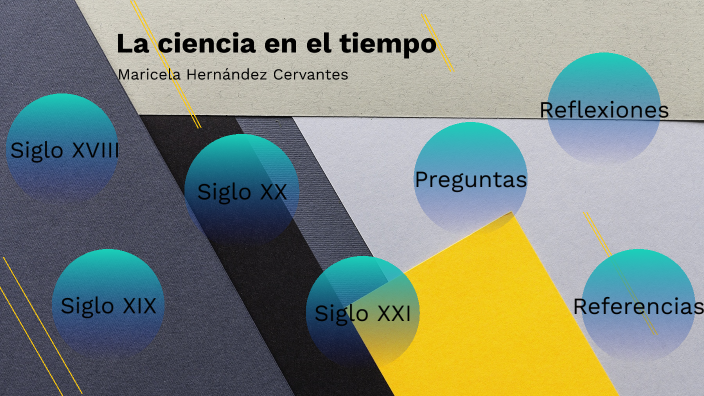 La ciencia en el tiempo by Maricela Hernández on Prezi