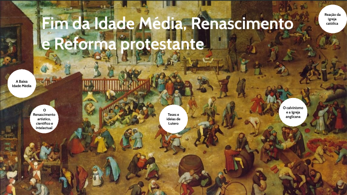 Fim da Idade Média, Renascimento e Reforma protestante by Vanderlei ...