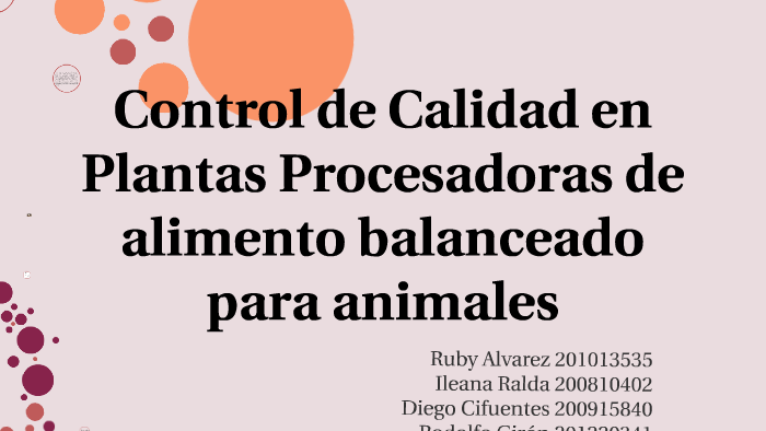 Calidad y Diseño de las Plantas Procesadoras de Alimentos - Blog IE