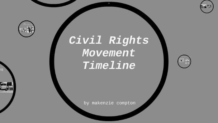 Civil Rights Movement Timeline by Makenzie Compton on Prezi