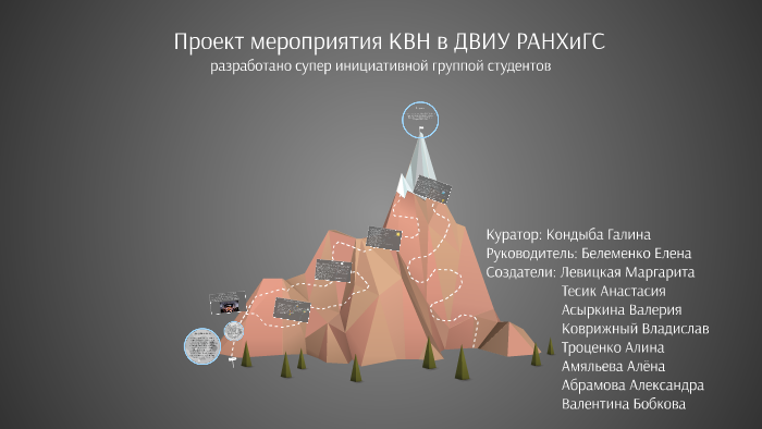 Проект мероприятия КВН в ДВИУ РАНХиГС by