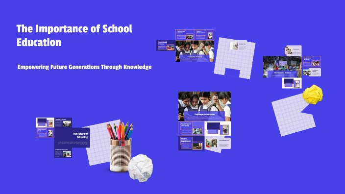 The Importance of School Education by Test User on Prezi