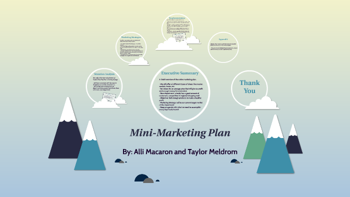 mini marketing plan presentation example