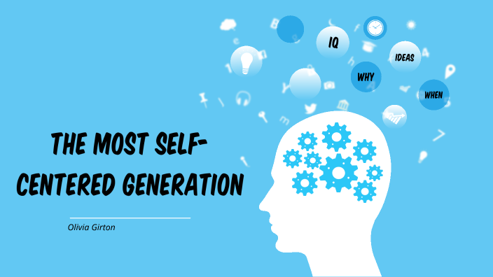 speech on self centered generation