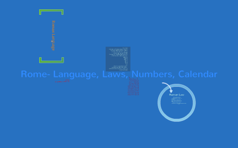 Ancient Rome- Language, Laws, and Numbers by Emma Hiegel on Prezi