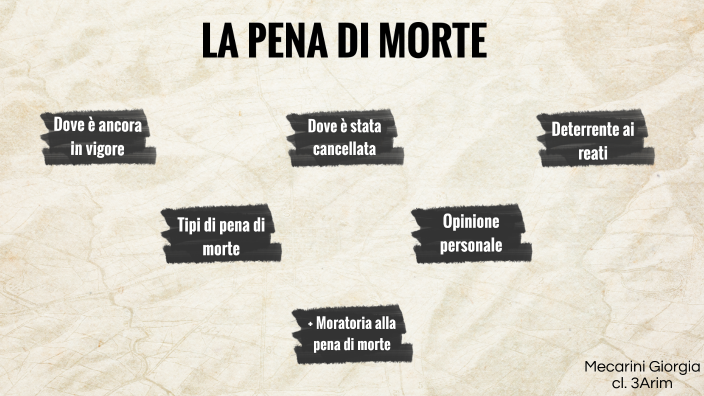 Pena di morte by MECARINI GIORGIA on Prezi